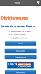 Mobile Screenshot of distrienvases.com